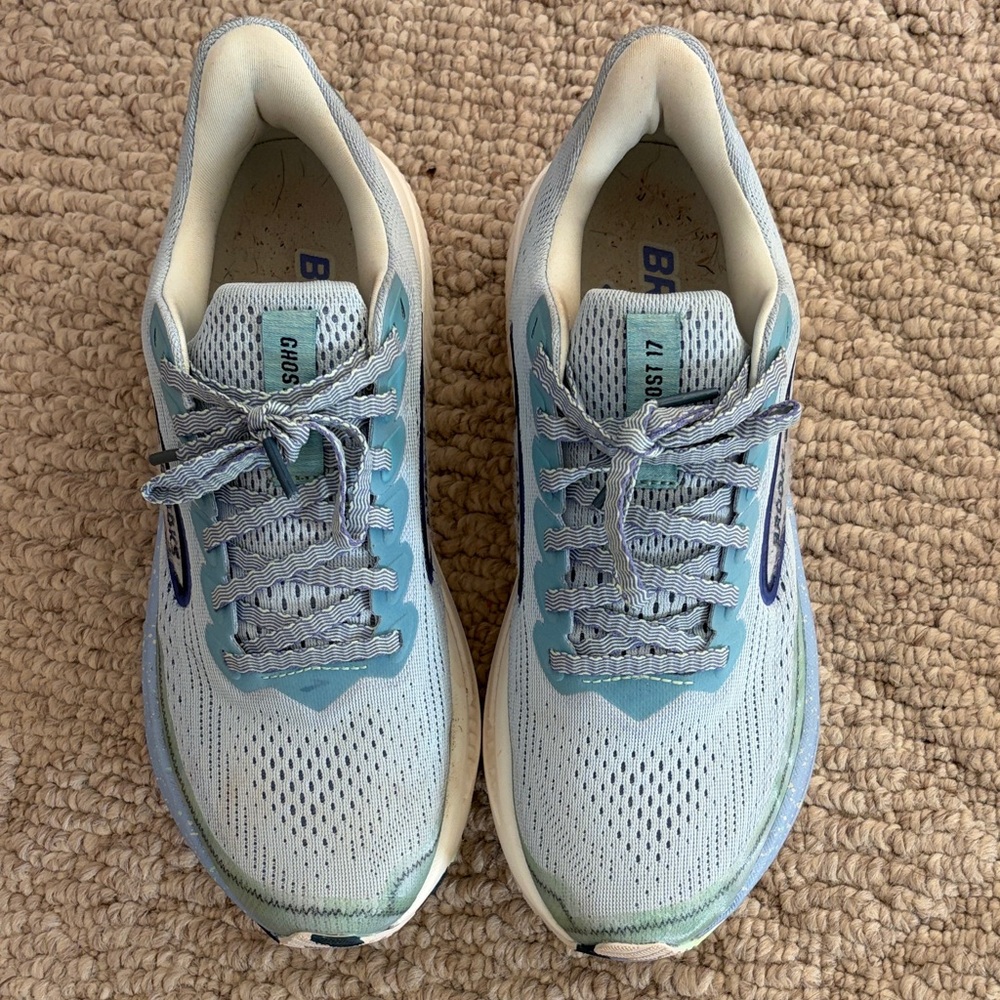Brooks Women’s Ghost 17 Running Shoes - Light Blue/Teal